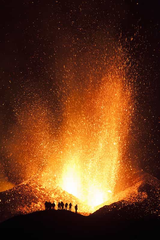 エイヤフィヤトラヨークトル山の噴火