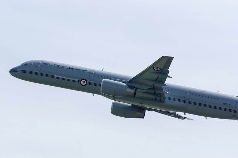 Boeing 757-2K2 military transport aircraft of 40 Squadron Royal New Zealand Air Force