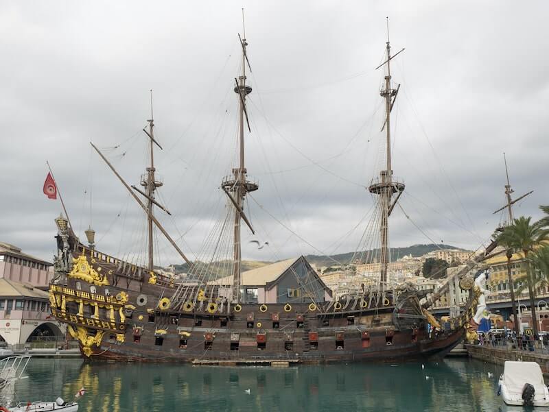 Neptune, ship replica of a 17th-century Spanish galleon